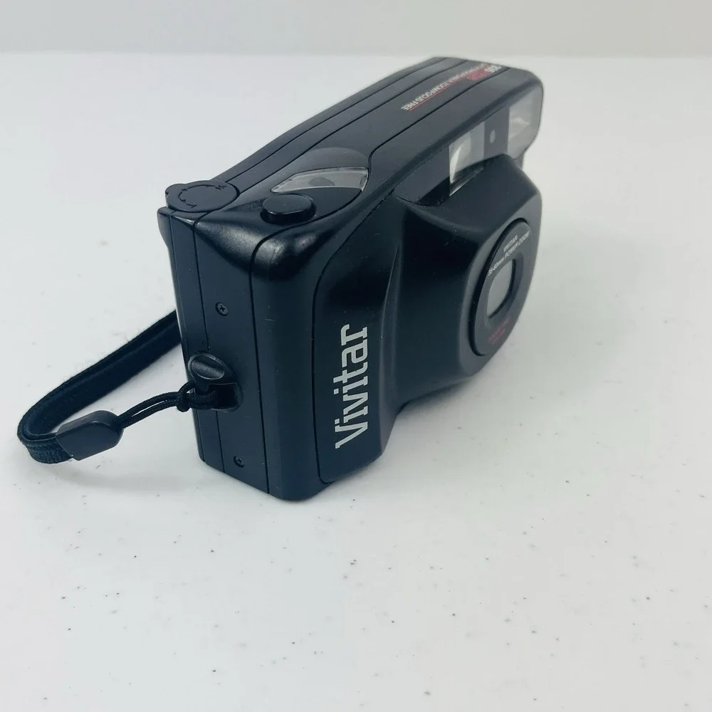 Vivitar‎ 335PZDB 35mm Film Camera Power Zoom Tested Working Black